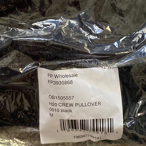 NWT FREE PEOPLE H2O CREW PULLOVER MEDIUM - Picture 5 of 5